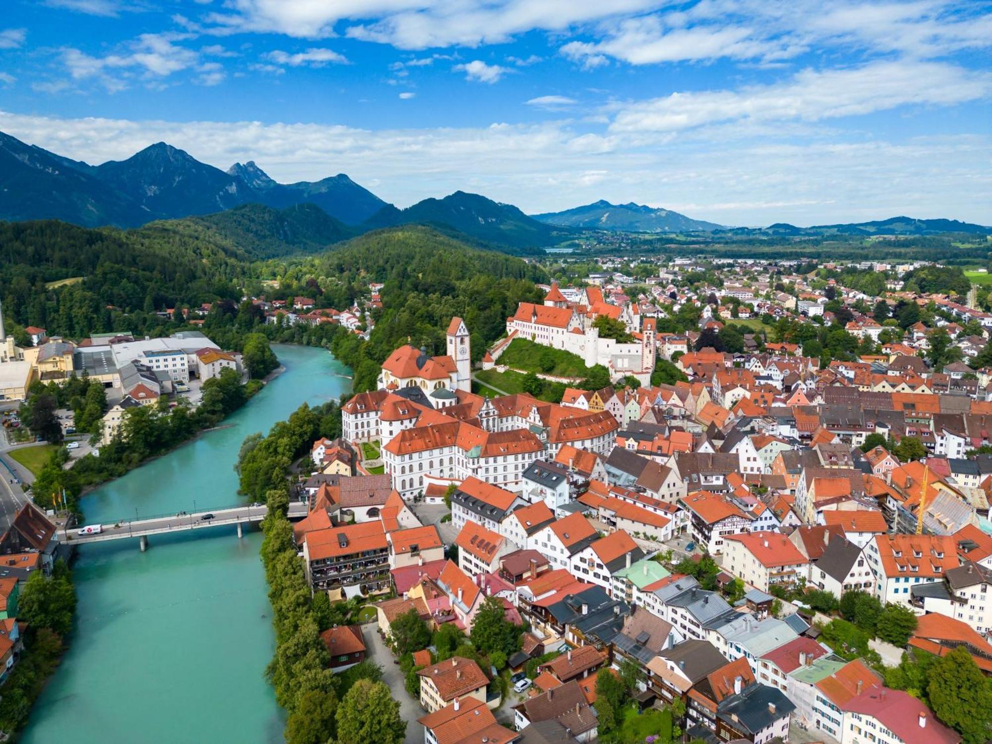 Chalet Im Haus Schlossblick Füssen Eksteriør billede